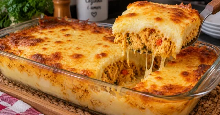 Escondidinho de Frango com Batata: cremoso e perfeito para o almoço em família