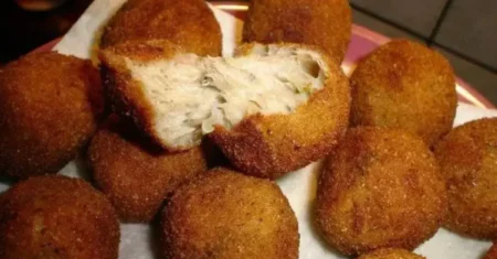 Bolinhas de atum crocante feita em minutos