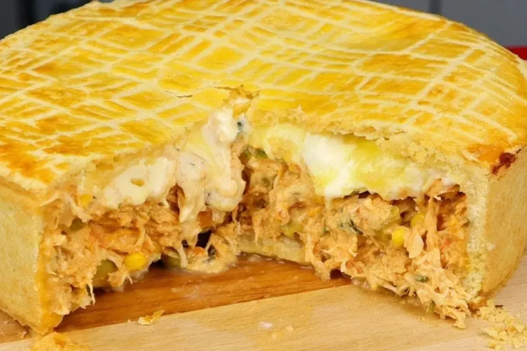 Torta De Frango Com Massa Podre Super Cremoso E F Cil Gastronomias