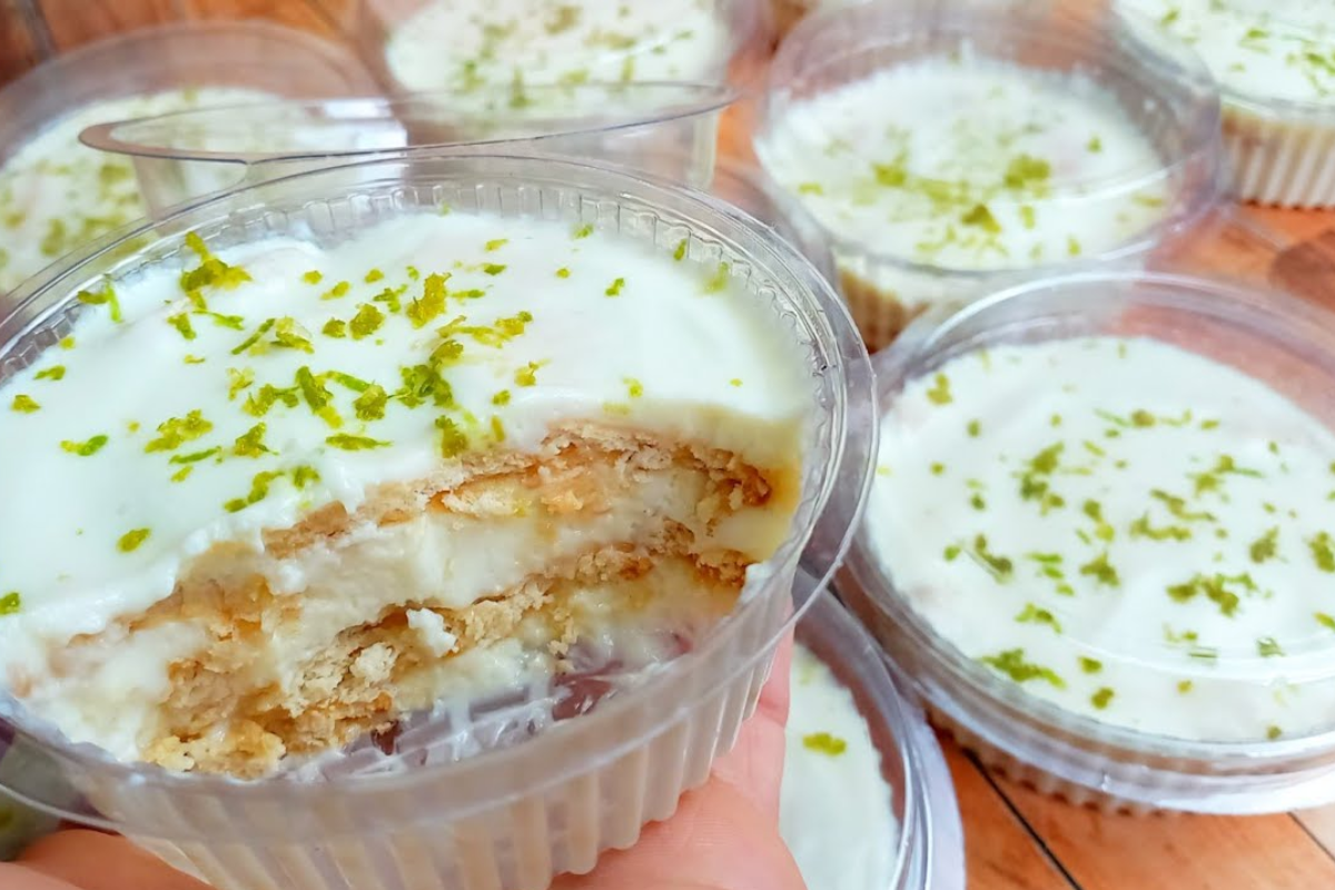 Pavê de limão no pote refrescante e super saboroso GASTRONOMIAS