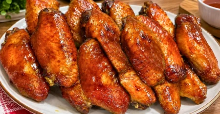 Tulipa de frango ao molho cremoso para seu almoço ou jantar