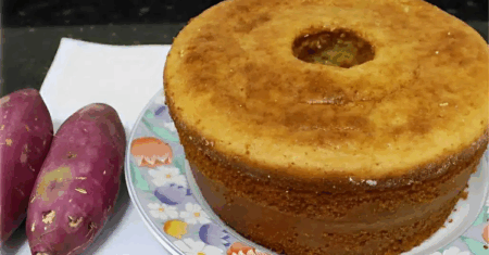 Bolo de batata-doce de liquidificador: fácil, fofinho e irresistível com café quentinho
