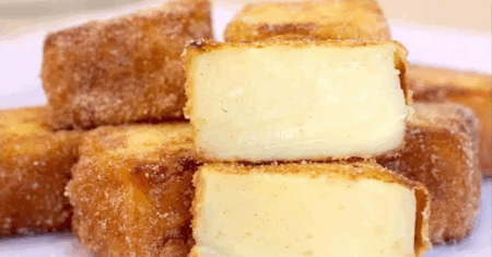 Leite frito: a sobremesa cremosa e crocante que vai te surpreender