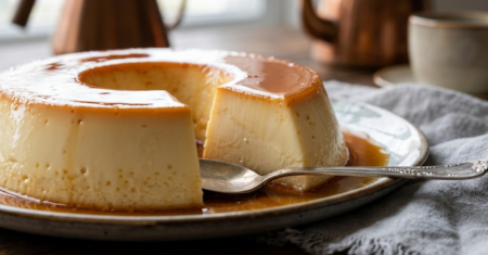 Pudim de maria mole: O Jeito mais fácil de fazer que fica super cremoso e não vai ao forno