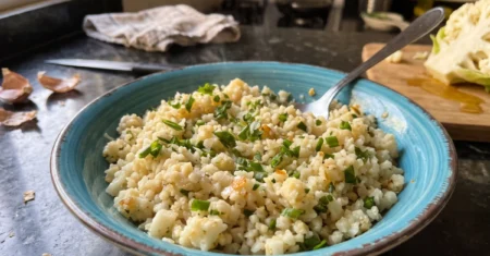 Arroz de couve‑flor: rápido, saudável e saboroso em 30 min