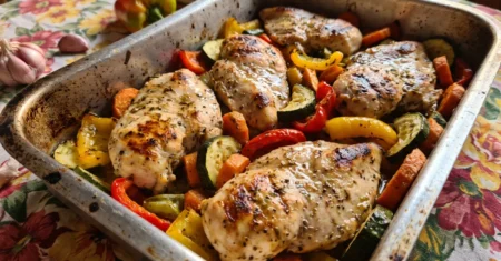 Frango Grelhado com Legumes: Fácil, Suculento e Saudável