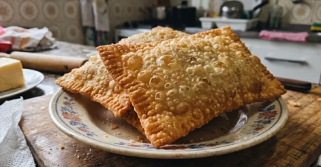 Pastel de queijo crocante e sequinho: receita fácil