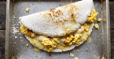 Tapioca com ovo e queijo: receita rápida e deliciosa