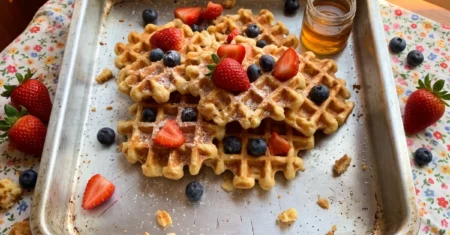 Waffle caseiro: receita fácil, crocante e fofinha